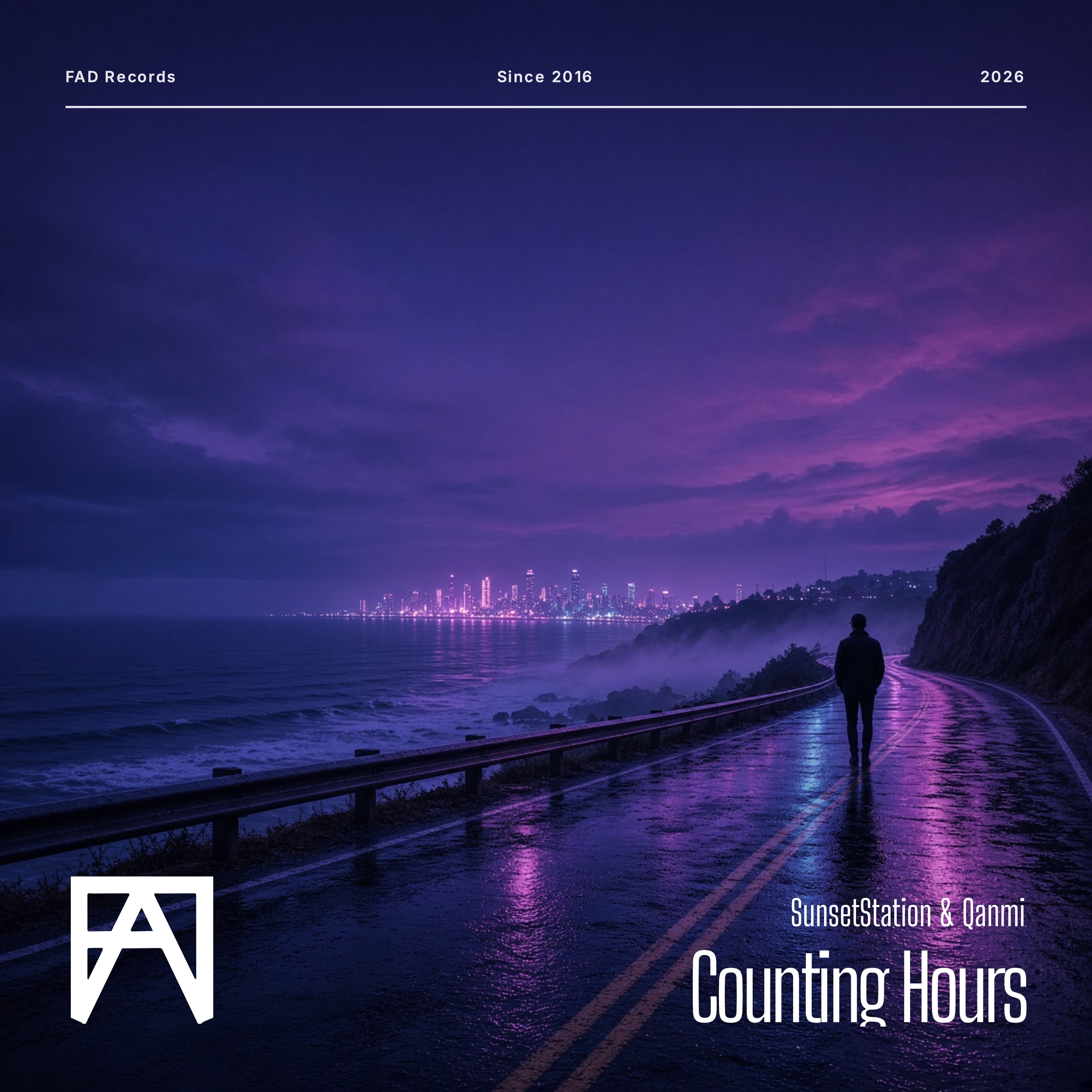 SunsetStation & Qanmi — Counting Hours 原版封面